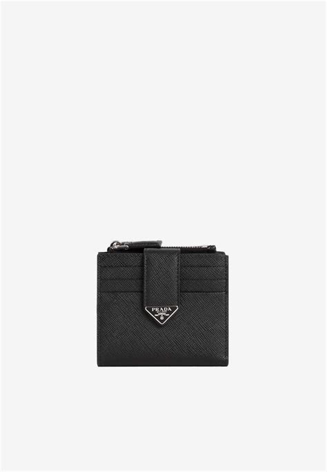 prada logo handbag calf|Prada card holder.